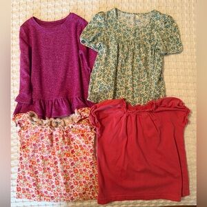 Toddler Girls Tops - Magenta, Pink Floral, Teal Floral, Coral - various sizes